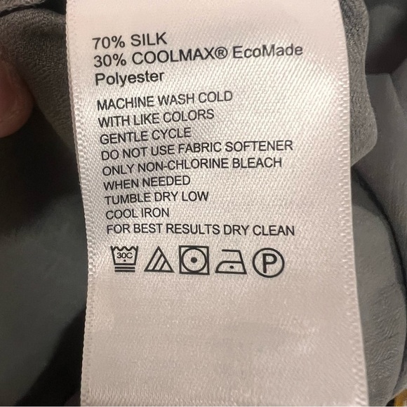 NWT Tommy Bahama Coastal Breeze Check Dockside Grey Island Zone Button Down 3XLT - Picture 10 of 12